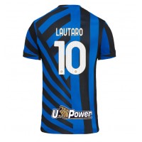 Inter Milan Lautaro Martinez #10 Domáci futbalový dres 2024-25 Krátky Rukáv